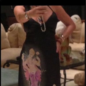 Silk maxi dress imported from Bali